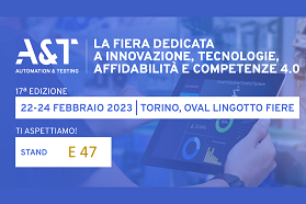 ISE partecipa a A&T stand E47 22-24 Febbraio 2023