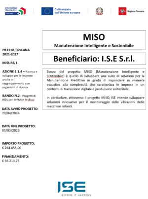MISO Manutenzione Intelligente e Sostenibile